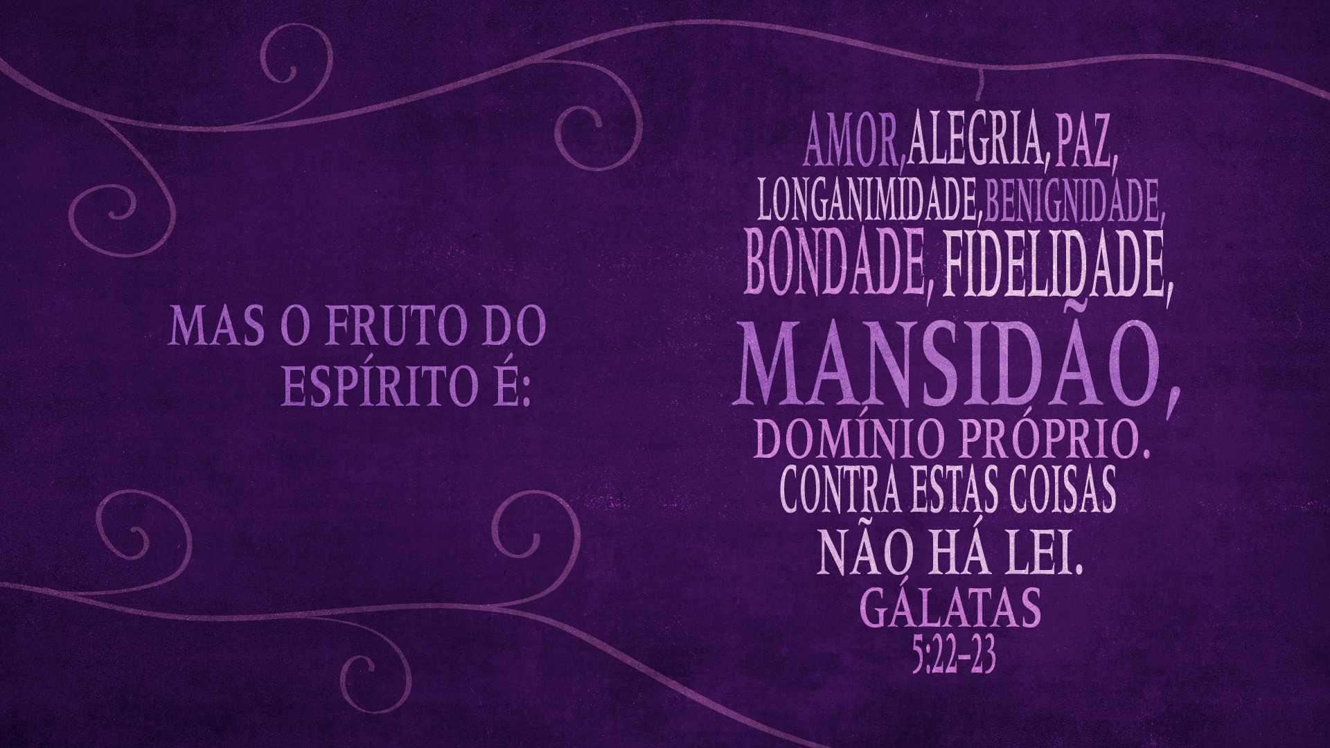 imagem sobre o fruto do espírito